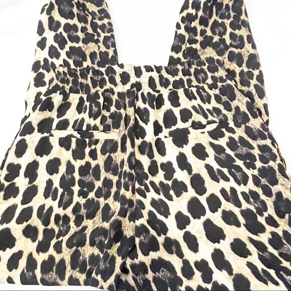 Zara leopard print joggers size XS elastic waist drawstring - Picture 8 of 11